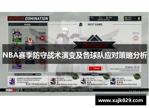 NBA赛季防守战术演变及各球队应对策略分析